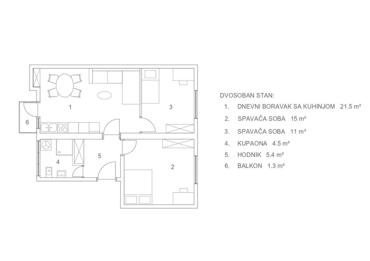 Yulia Apartman Pula Exterior foto